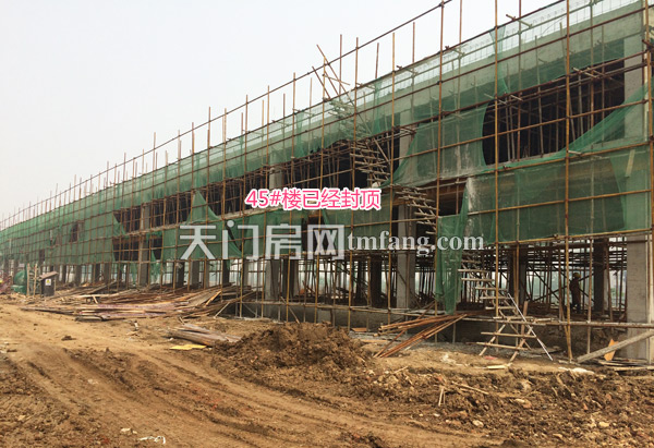 华西农商城5月工程进度：部分楼栋已经封顶