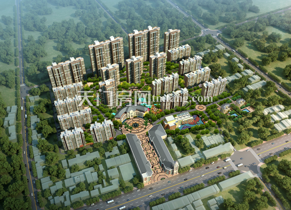 华茂阳光城7月工程进度：一期建设中