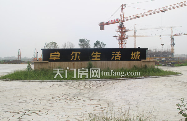 卓尔生活城7月工程进度：工地一片热火朝天景