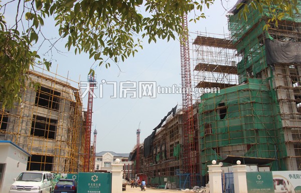 华茂阳光城8月工程进度：绿化建设初见成效