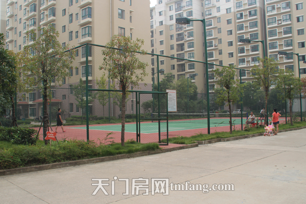 冠南汇侨城9月工程进度 网球场