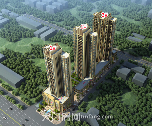 红盾时尚公寓10月工程进度 3#楼建至14层