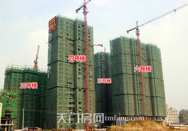 汇金国际10月工程进度：3#楼建至第19层