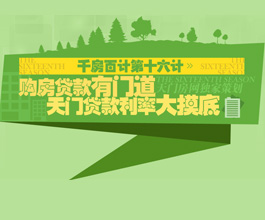 独家：购房贷款有门道 天门贷款利率大摸底