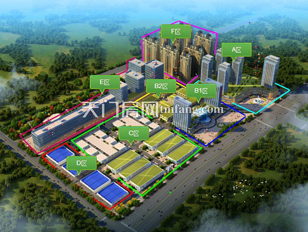 承天国际车城11月工程进度 C区在做内部装修