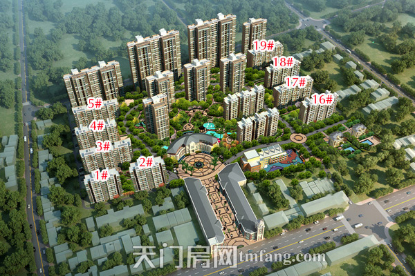 华茂阳光城11月工程进度：17#楼已建至4层