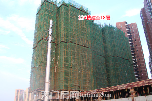 东湖·金利屋11月工程进度 12#楼建至18层