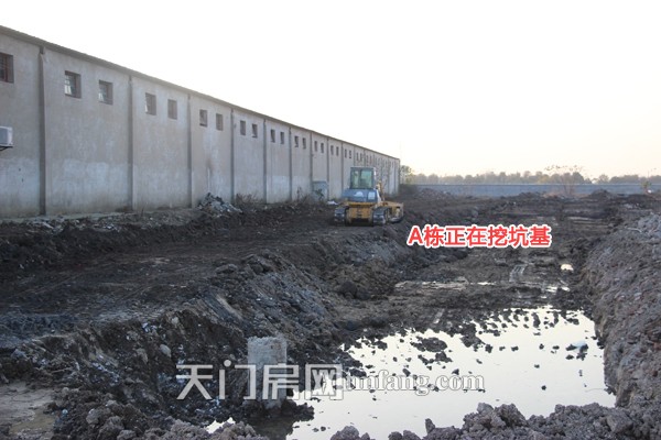 碧水园12月工程进度：B栋已经建至第7层