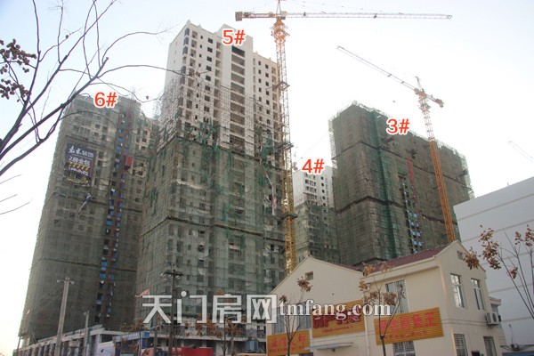 汇金国际12月工程进度：一期外立面即将呈现