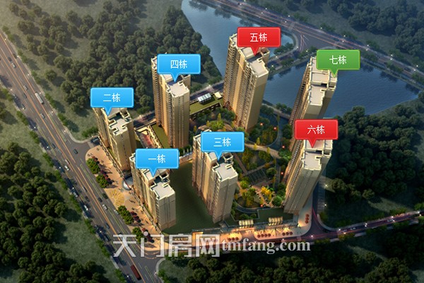 新宇城上城1月工程进度：二期已全部封顶