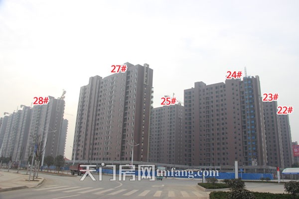 汉旺世纪城1月工程进度：18-19#楼即将交房