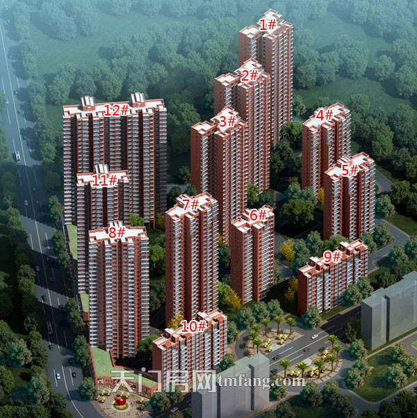 东湖金利屋3月工程进度：11#、12#楼已封顶