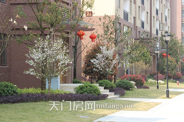 汉旺世纪城3月工程进度 A区内部环境一览