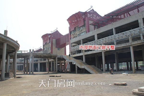 印象西江3月工程进度 内部地面已做平整