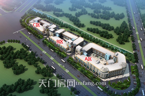 陆羽汽车城4月工程进度 二期A区在建第三层