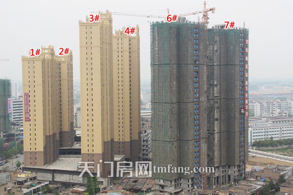 新宇城上城4月工程进度：沿街商铺火爆招商中