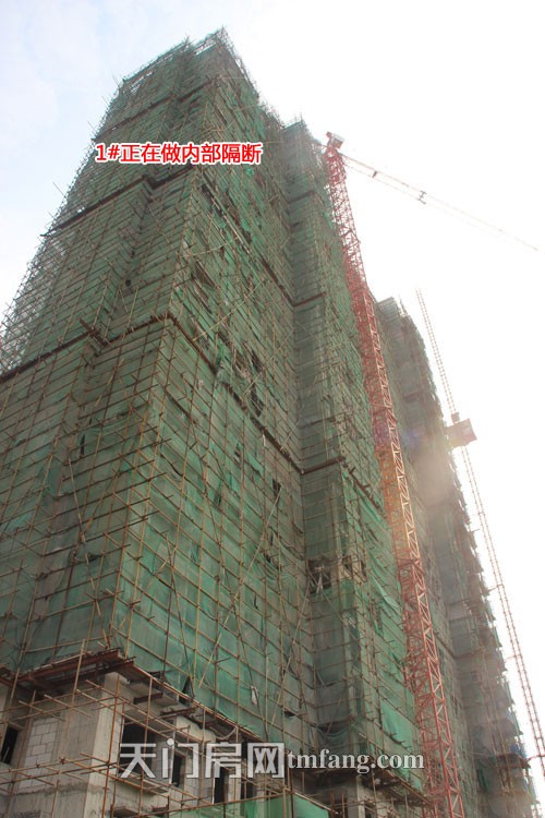 汇金国际7月工程进度：商铺全面火热施工中