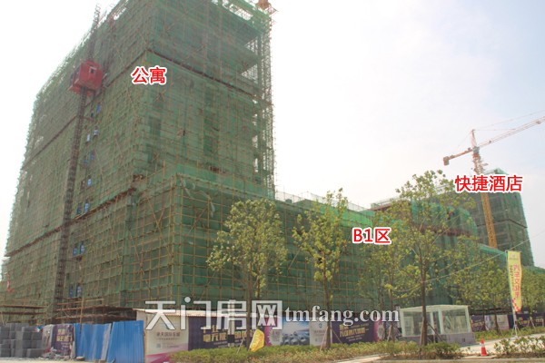 承天国际车城7月工程进度：检测站开始动工