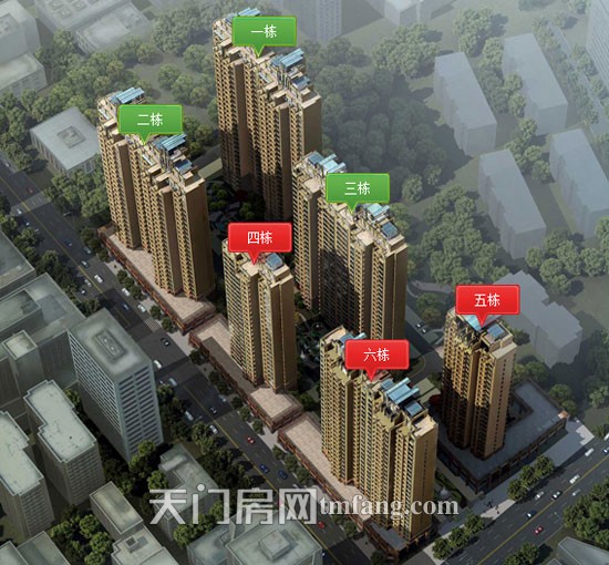  汇金国际10月工程进度：二期三栋都在做外立面