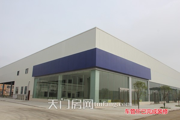 承天国际车城11月工程进度:检测站施工中