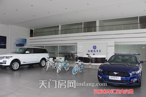 承天国际车城11月工程进度:检测站施工中