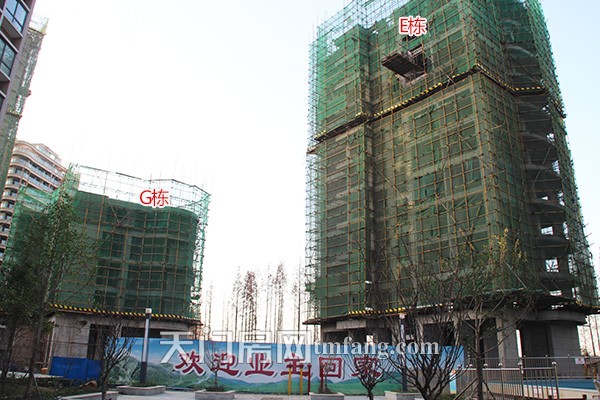 西湖御苑12月工程进度：B栋2016年6月交房