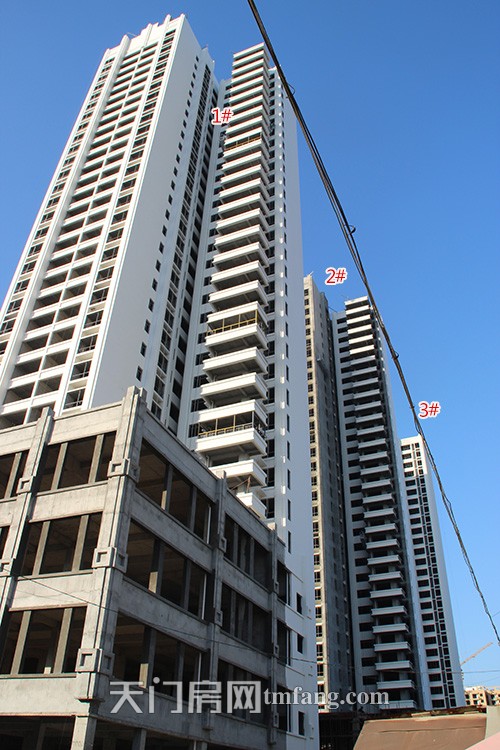 红盾时尚公寓12月工程进度：3#外窗安装完毕