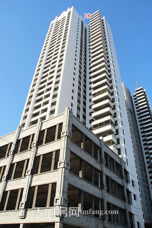 红盾时尚公寓12月工程进度：3#外窗安装完毕