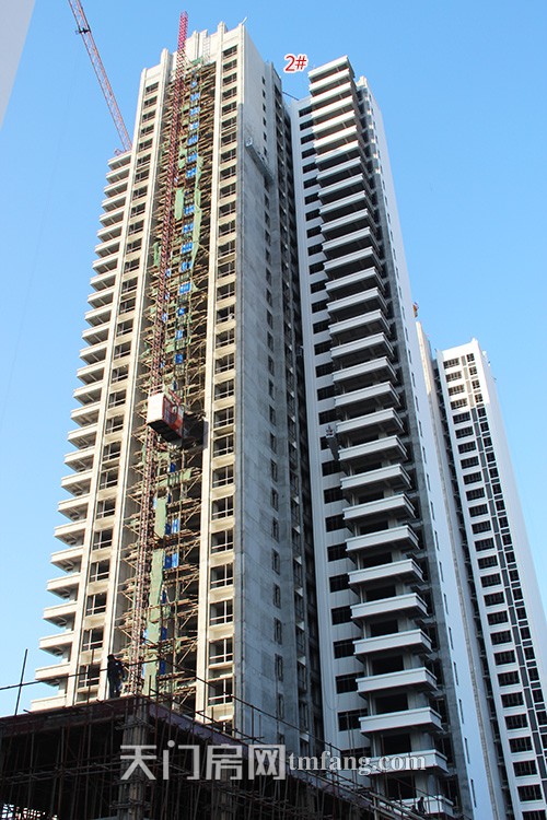 红盾时尚公寓12月工程进度：3#外窗安装完毕