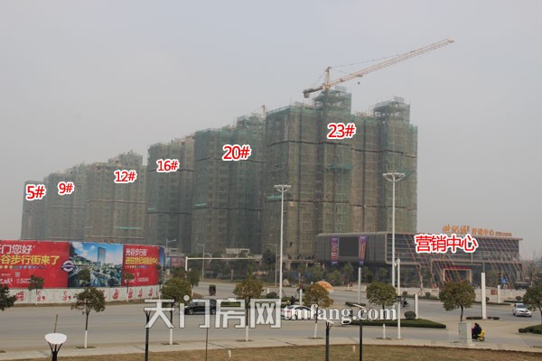 汉旺·世纪城12月工程进度：B区在继续内部工序