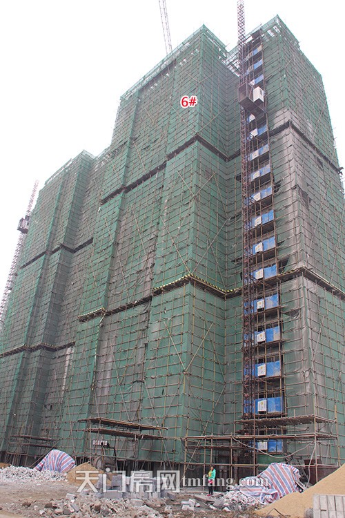 华茂阳光城1月工程进度 三期9#外立面已呈现