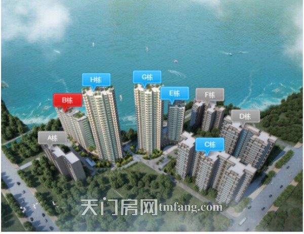 西湖御苑4月工程进度：B栋六月交房