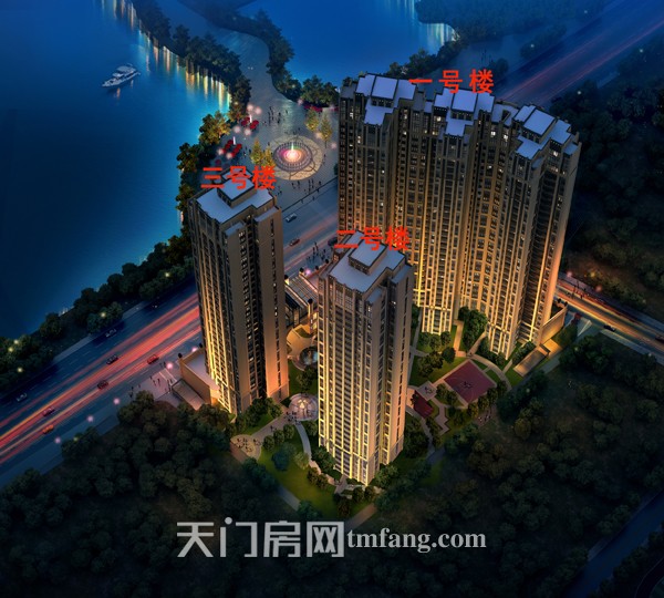 西湖公馆4月工程进度：2号楼已建至28层