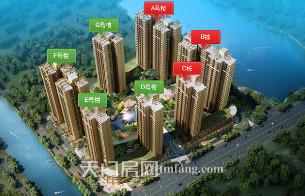 碧水园5月工程进度：B栋C栋即将交房