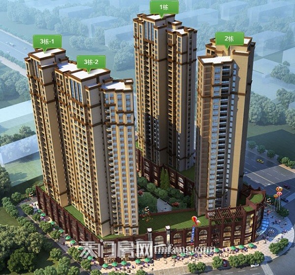 富贵世家6月工程进度：三栋6月30号整体交房