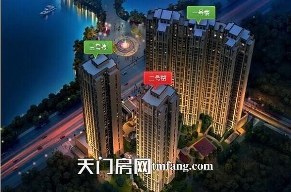 西湖公馆8月工程进度 1#楼建至11层