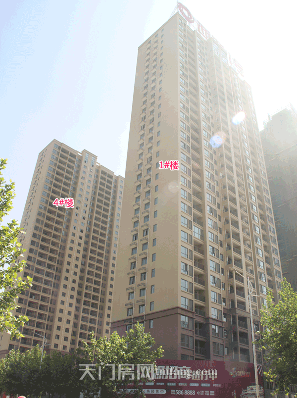 唐街西湖一号5月工程进度：1#4#业主装修中