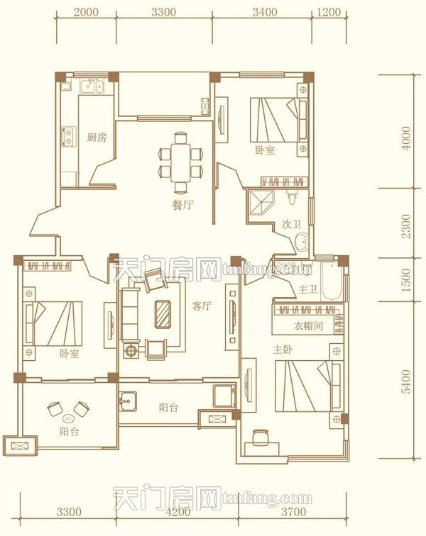 汉旺世纪城稀缺130平米步梯房优价出售