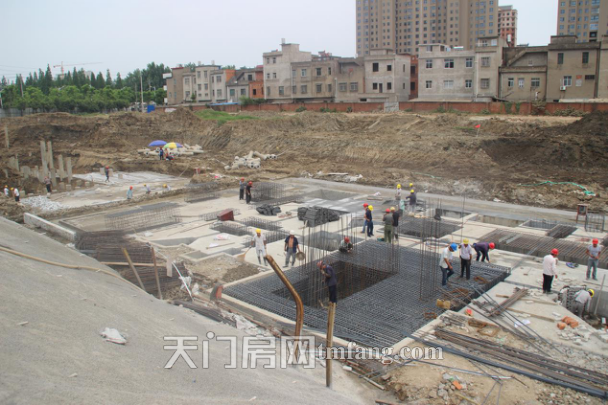 楚天尚城5月工程进度：三期火热施工中