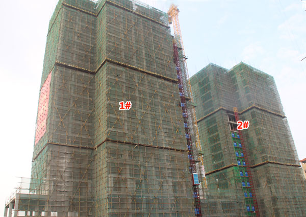 西湖阳光壹号6月工程进度：全线火热施工中