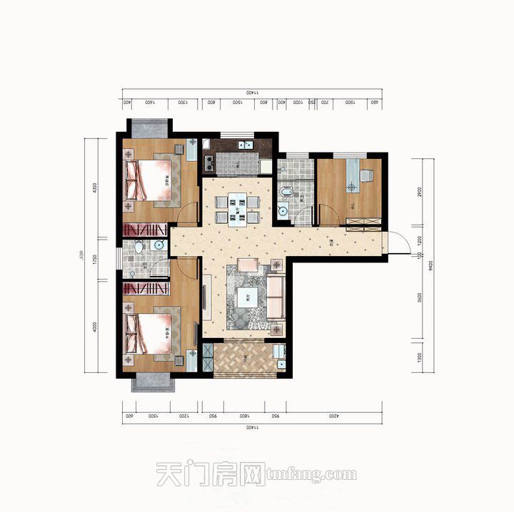 问天智汇东城二期A户型