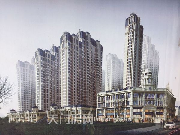 天门新城八期鸟瞰图