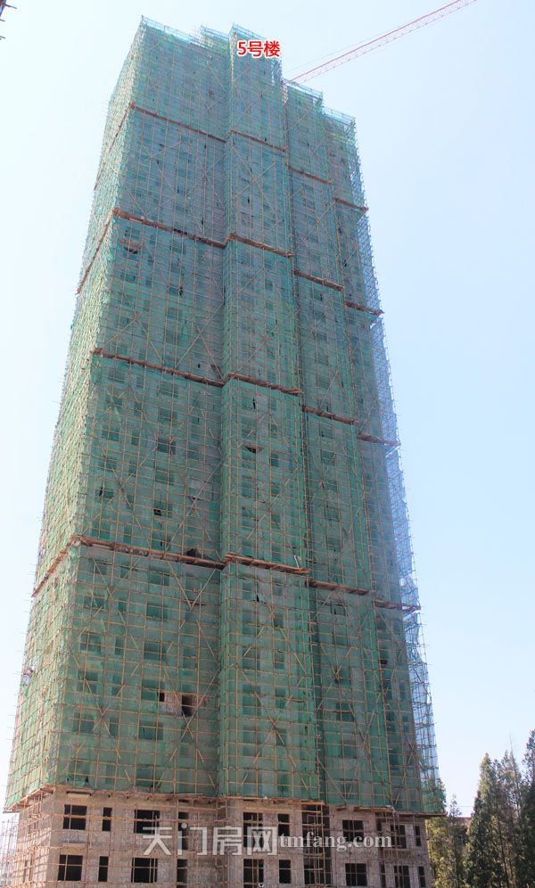 东湖金利屋二期7月工程进度：1-3栋已开工