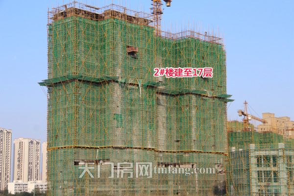 卓尔生活城10月工程进度：二期2#16#17#火热施工中