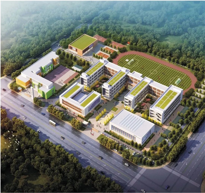 天门高新园学校火热施工中，城南这个楼盘教育配套升级！