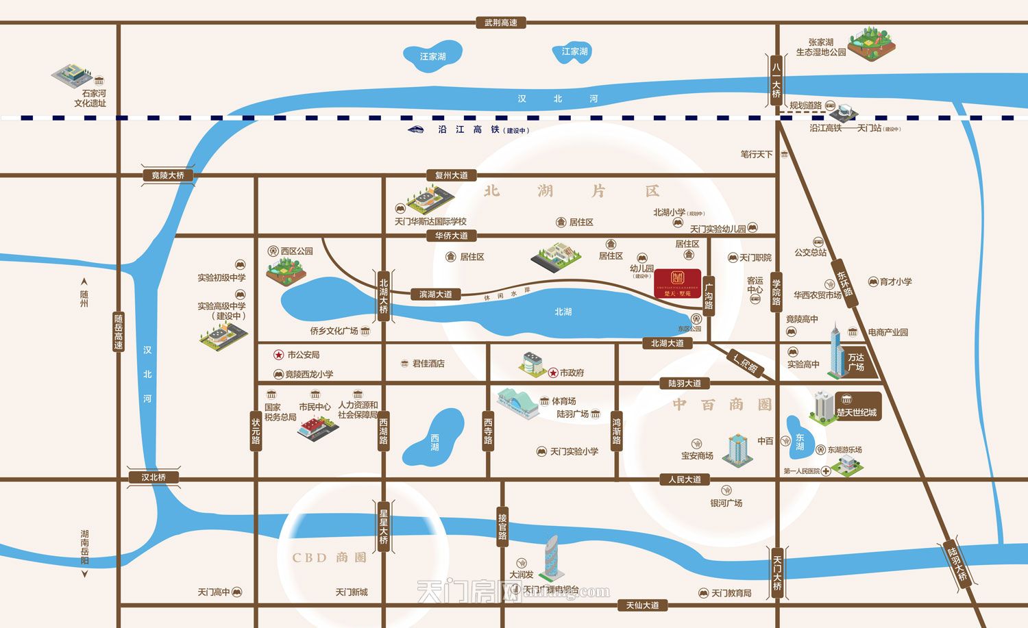 楚天墅苑区位图